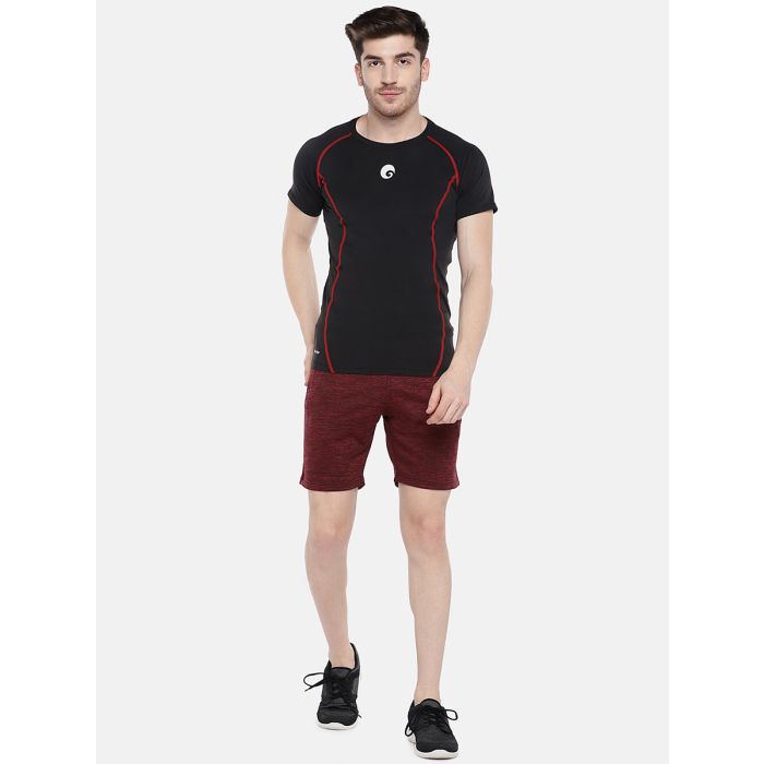 Omtex Shorts for Men - Red