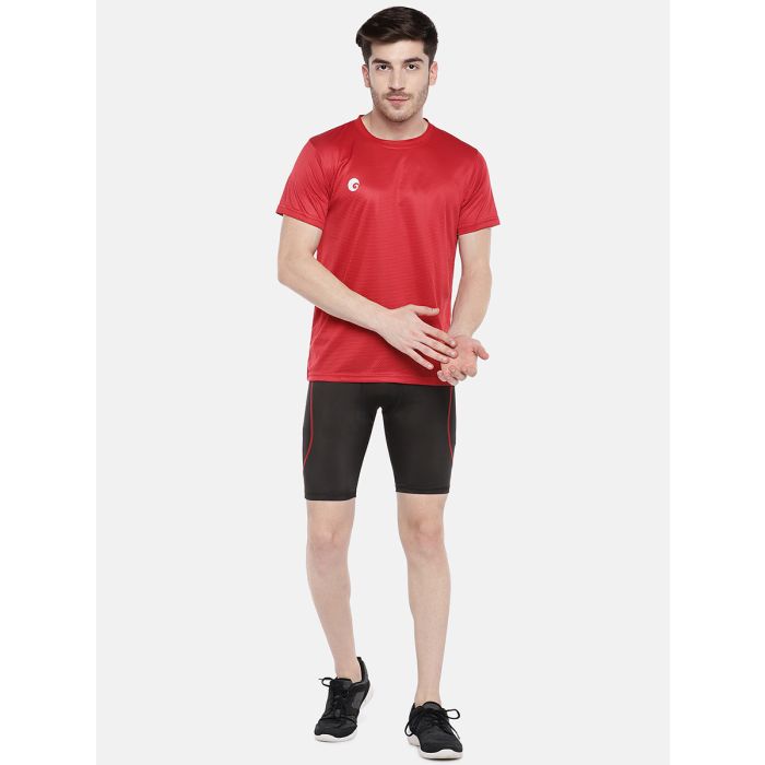 Omtex Sports  Mens T-Shirt - Red - 1801