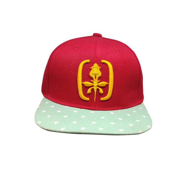 Swee Women Hiphop Dual Colour Cap (Red-Mint Green)