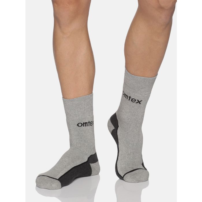 Ace Cotton Sports Socks Grey