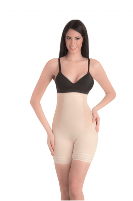 Coral - High Waist and Short Thigh Shaper - Nude